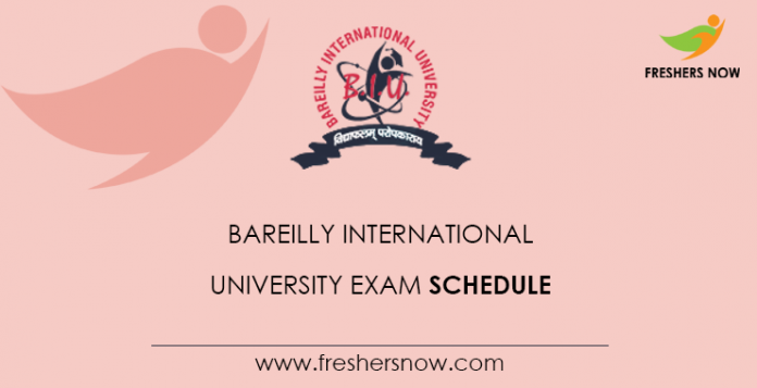 Bareilly-International-University-Exam-Schedule