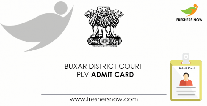 Buxar-District-Court-PLV-Admit-Card