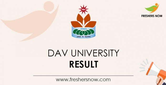 DAV University Result