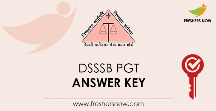 DSSSB-PGT-Answer-Key