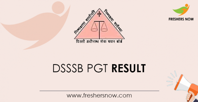 DSSSB-PGT-Result