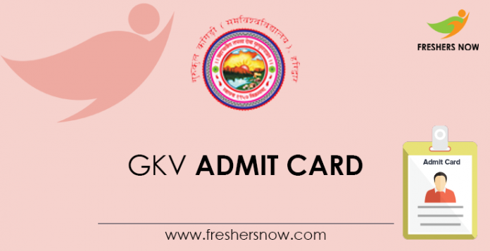 GKV Admit Card