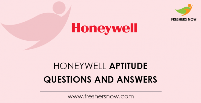 Honeywell Aptitude Questions and Answers