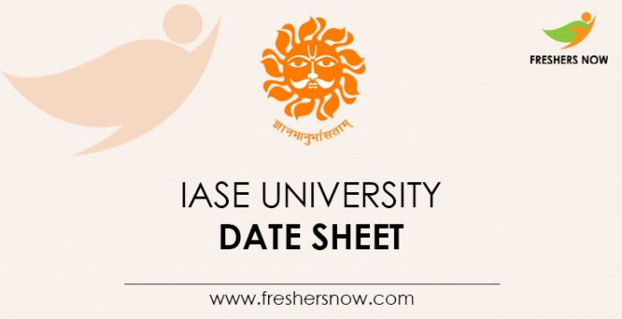 IASE University Date Sheet