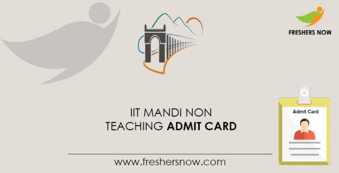 IIT-Mandi-Non-Teaching-Admit-Card