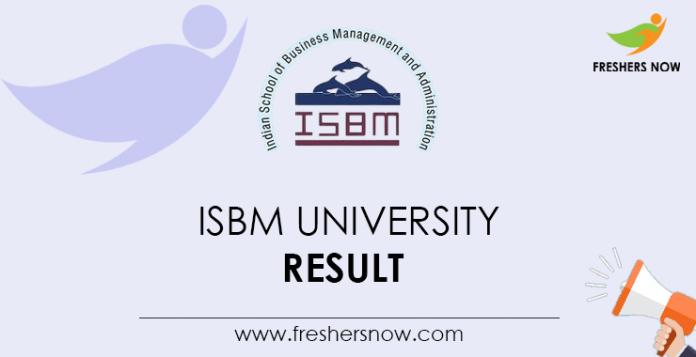 ISBM University Result