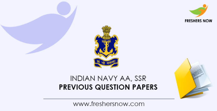 Indian Navy AA, SSR Previous Question Papers