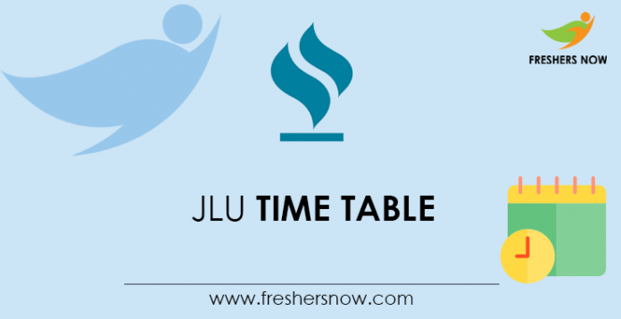 JLU Time Table