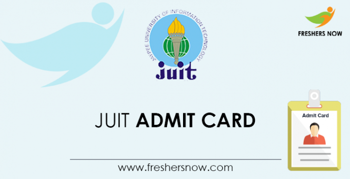 JUIT Admit Card