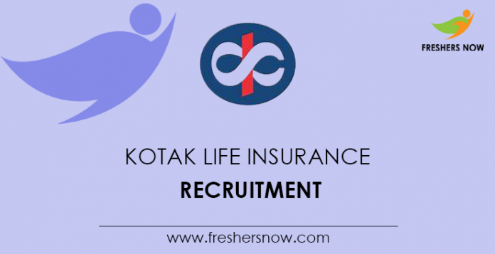 Kotak Life Insurance Recruitment