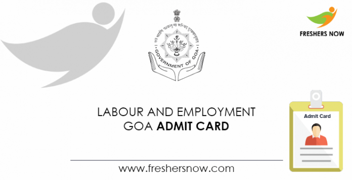 Labour-and-Employment-Goa-Admit-Card
