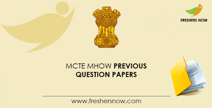 MCTE Mhow Previous Question Papers