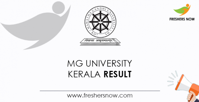 MG University Kerala Result
