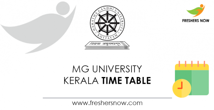 MG-University-Kerala-Time-Table