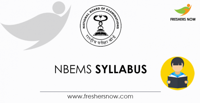 NBEMS Syllabus