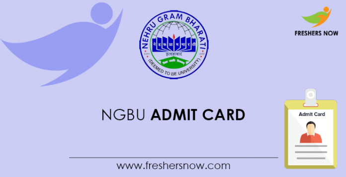 NGBU Admit Card