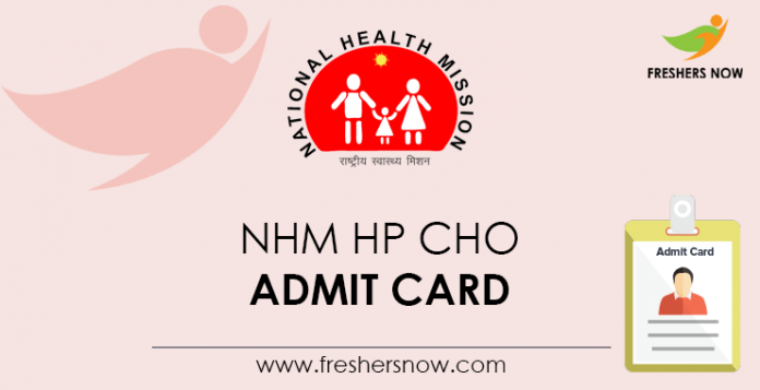 NHM-HP-CHO-Admit-Card