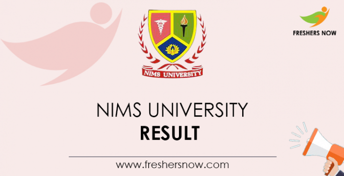 NIMS University Result