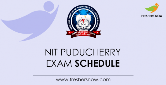 NIT-Puducherry-Exam-Schedule