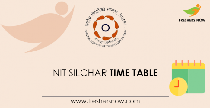 NIT-Silchar-Time-Table