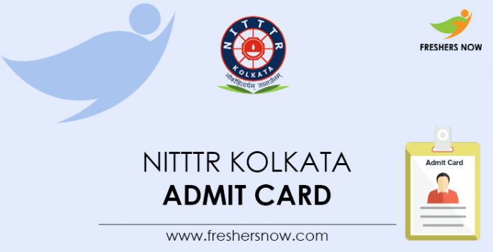 NITTTR-Kolkata-Admit-Card