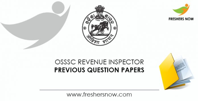 OSSSC Revenue Inspector Previous Question Papers