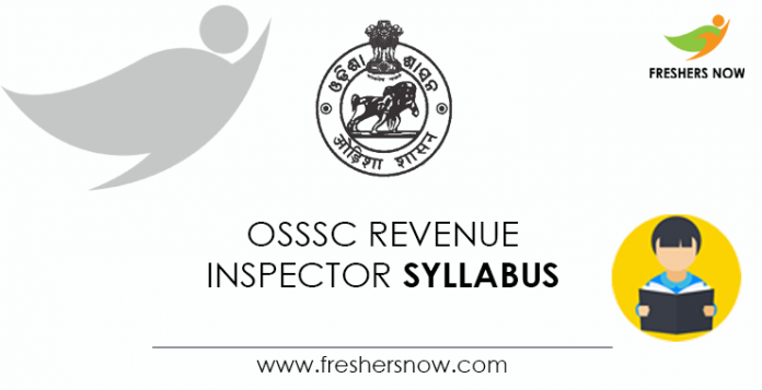 OSSSC Revenue Inspector Syllabus