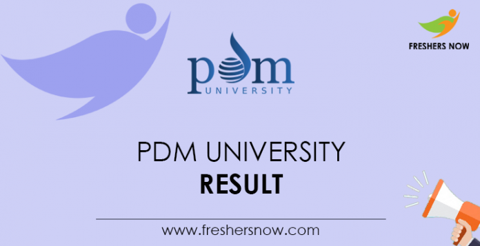 PDM-University-Result