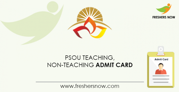 PSOU-Teaching,-Non-Teaching-Admit-Card