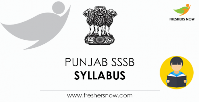 Punjab SSSB Syllabus