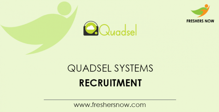 Quadsel Systems Recruitment