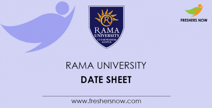 RAMA-University-Date-Sheet