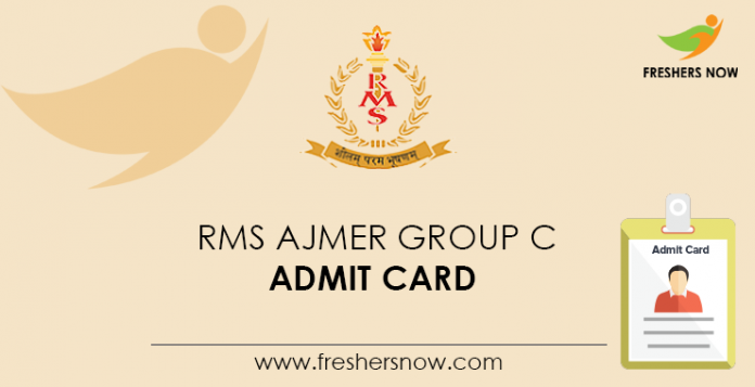 RMS-Ajmer-Group-C-Admit-Card