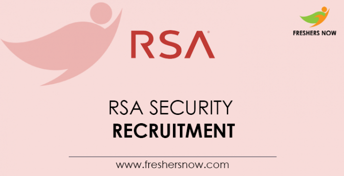 RSA Security Recruitment