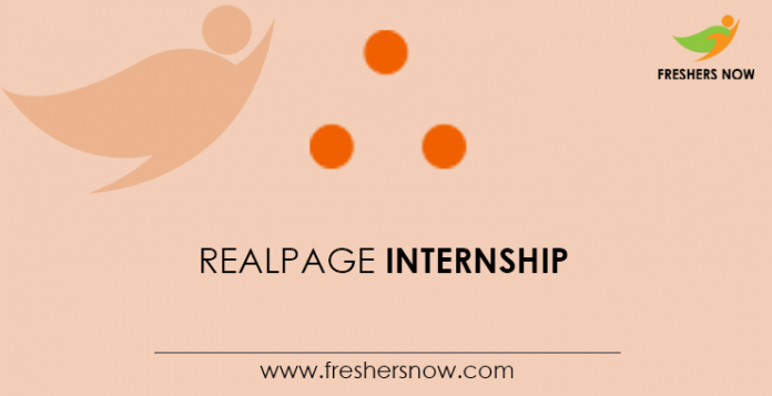 RealPage Internship