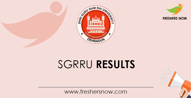 SGRRU Result 2023 | UG, PG Sem Exam Results