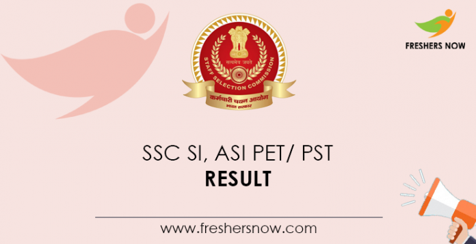 SSC-SI,-ASI-PET,-PST-Result