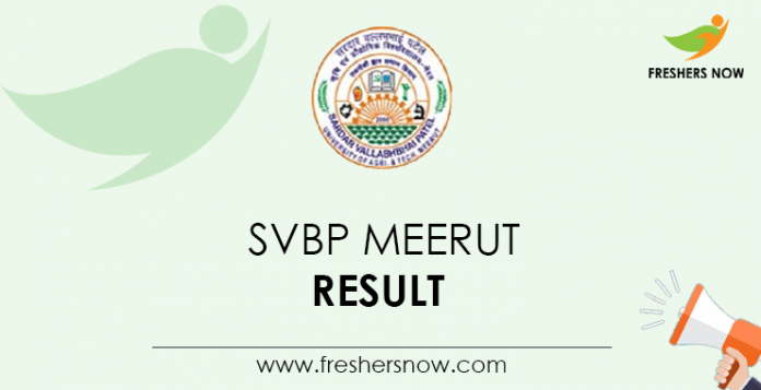 SVBP-Meerut-Result