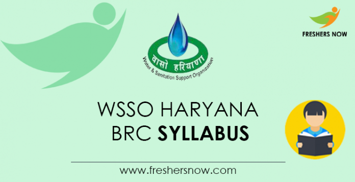 WSSO Haryana BRC Syllabus