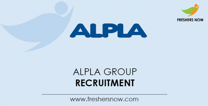 ALPLA Group Recruitment