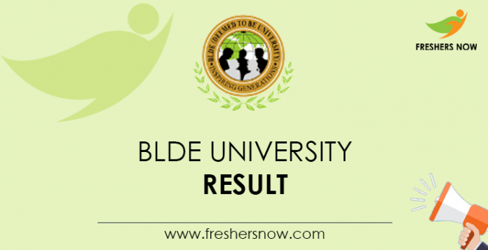 BLDE University Result