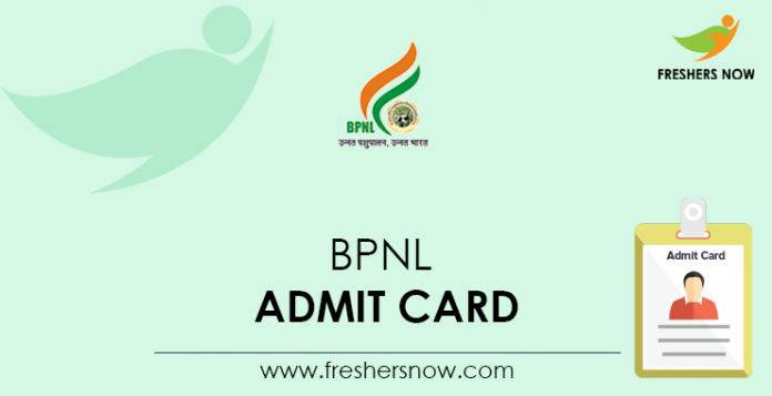 BPNL-Admit-Card