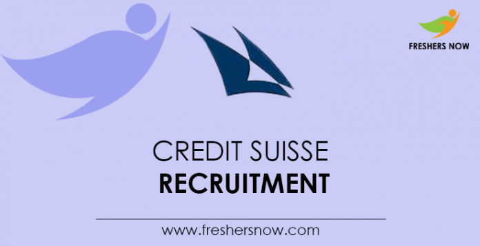 Credit Suisse Recruitment