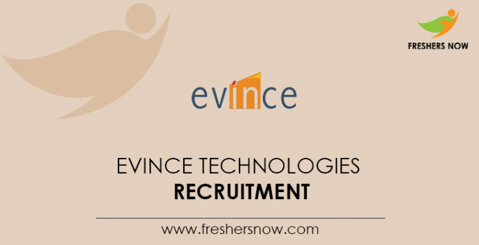 Evince Technologies Recruitment