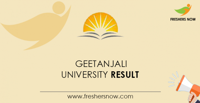 Geetanjali University Result