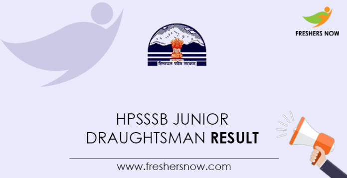 HPSSSB-Junior-Draughtsman-Result