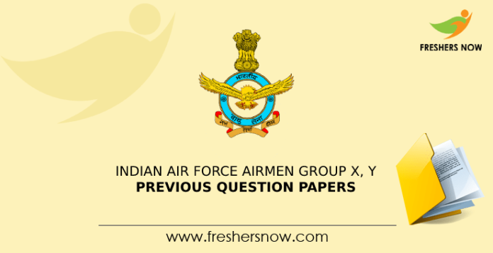 Indian Air Force Airmen Group X Y Previous Question Papers