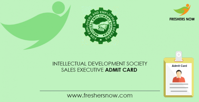 Intellectual-Development-Society-Sales-Executive-Admit-Card