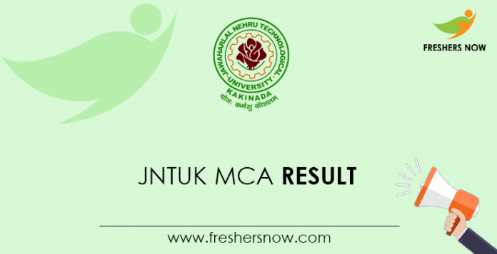 JNTUK MCA Result