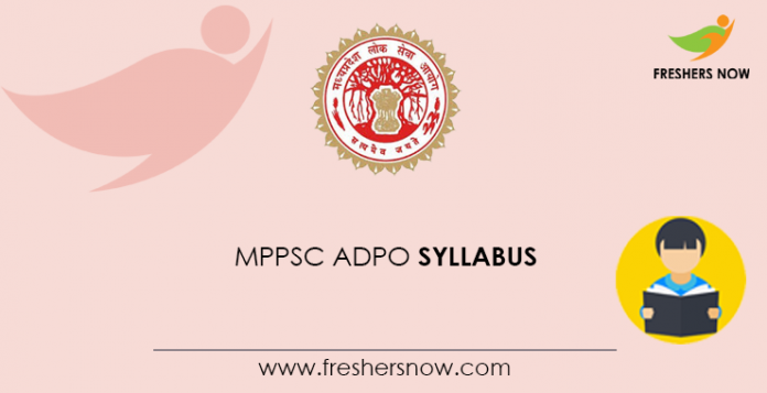 MPPSC ADPO Syllabus